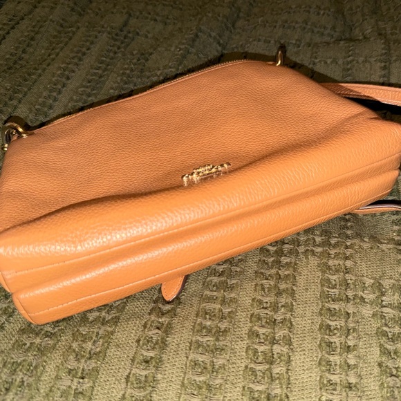 Coach Mia Tan Leather Crossbody Bag - Picture 6 of 6